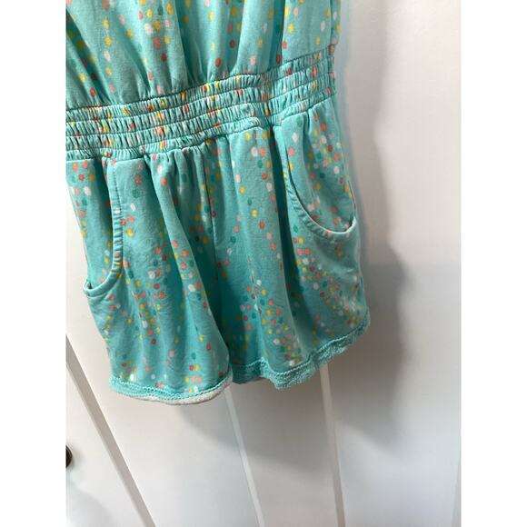 Matilda Jane Girls Dream Chasers Confetti Print Party Romper Green Size 6 - Picture 5 of 11